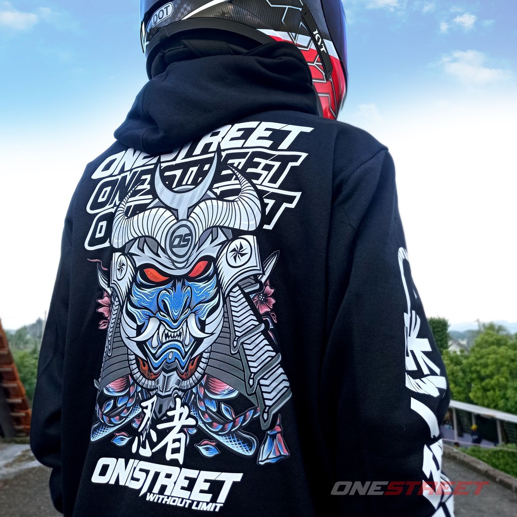 HOODIE | JAKET SUNMORI JAPANESE RONIN  | ORIGINAL ONESTREET | TEBAL TIDAK PANAS TIDAK BERBULU