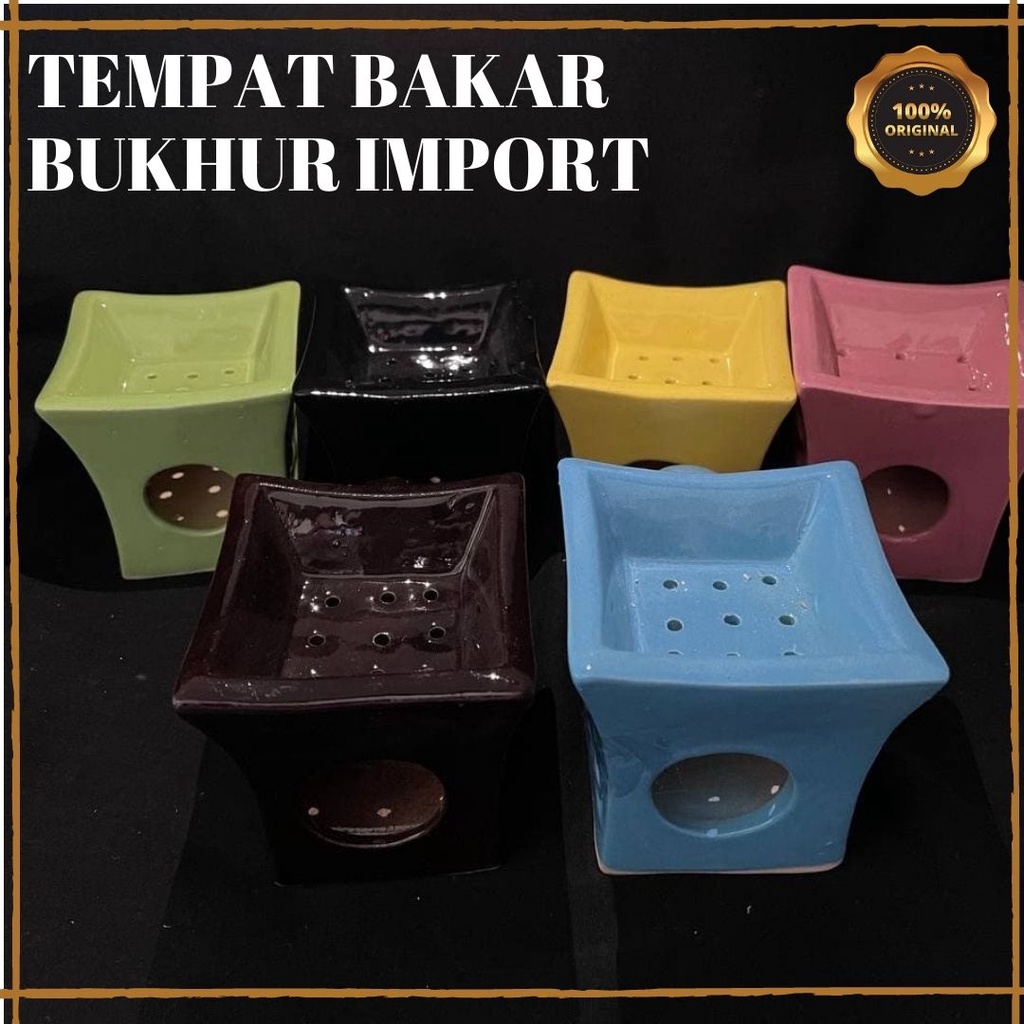 TEMPAT BAKAR DUPA KERAMIK PREMIUM / TEMPAT BAKAR BUKHUR / PRAPEN DUPA PREMIUM  DENGAN ARENG MAGIC