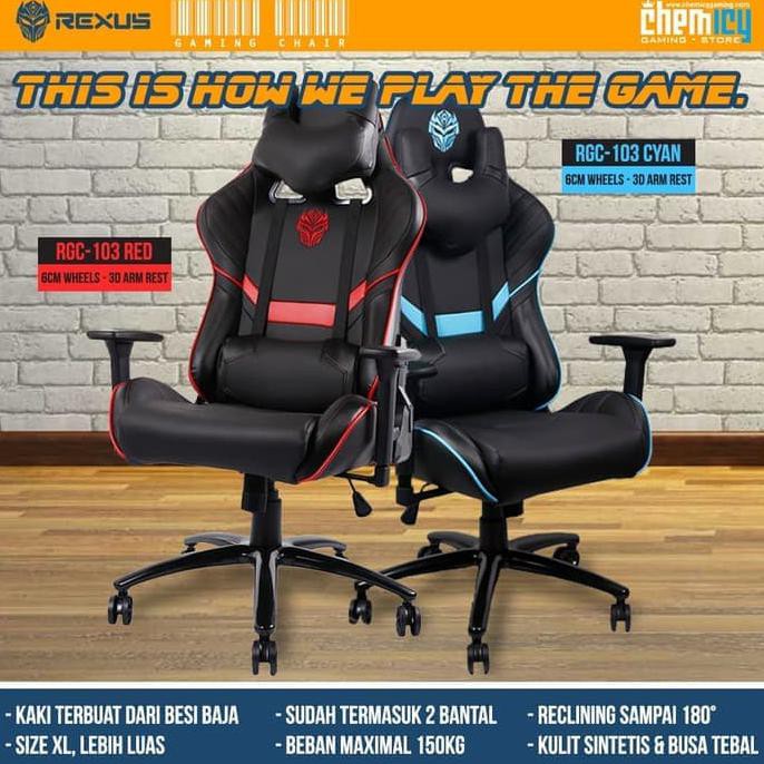 70 Koleksi Kursi Gaming Rexus Rgc 103 HD Terbaru