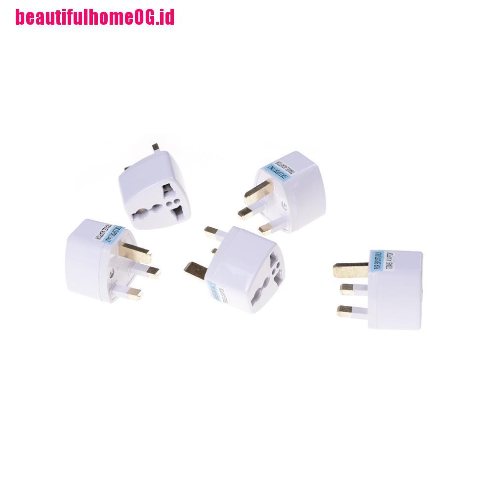 1pc Adapter Power Ac Universal Tipe G 3 Pin Plug Uk Untuk Travel