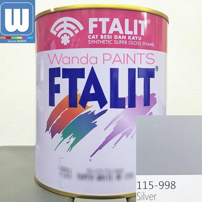 

FTALIT Cat Minyak Synthetic Warna Silver (1 KG) perkakas