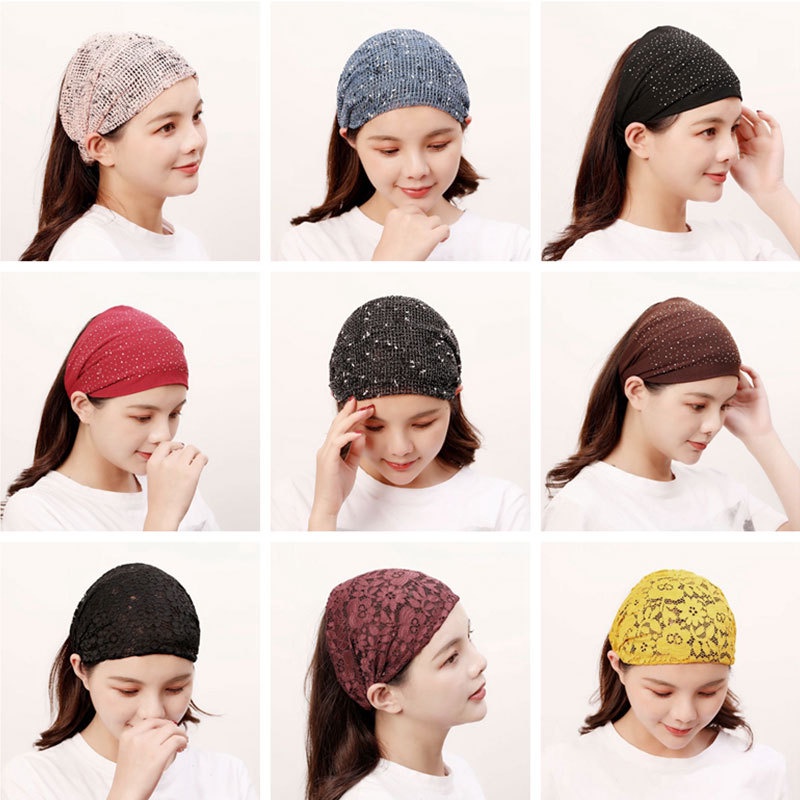 Ikat rambut bertepi lebar wanita Korea manis Mori wanita mencuci wajah menekan sorban rambut / Headband Cher Aestneeds Bandana Multicolor Bando Aesthetic Beraneka Warna Headband Pinteresto