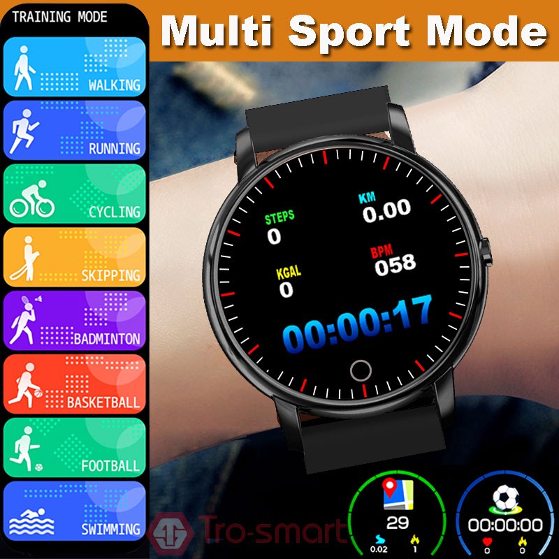 Jual ₪Ladies Rose Gold Smart Watch Women Men Smartwatch Fitness Tracker  Watch For Android iOS Electronic Indonesia|Shopee Indonesia