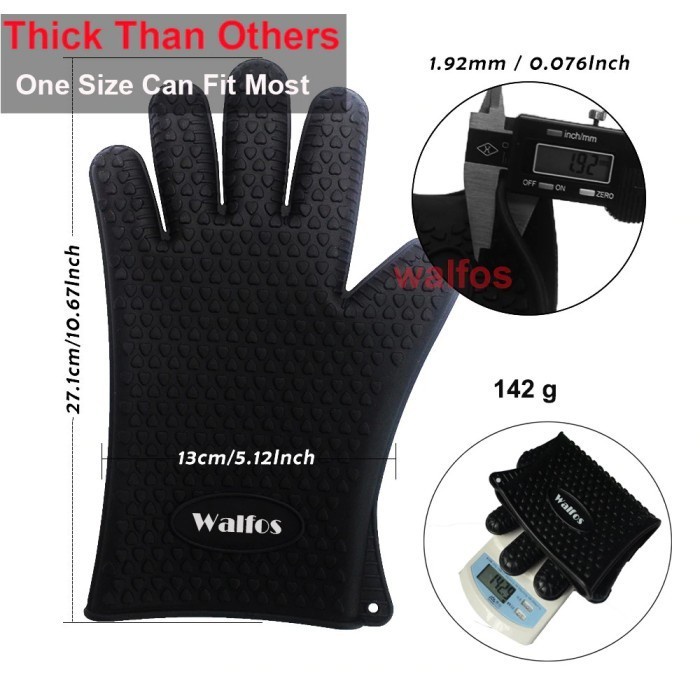 Sarung Tangan Safety Anti Panas Gloves WALFOS Heat Resistant Oven