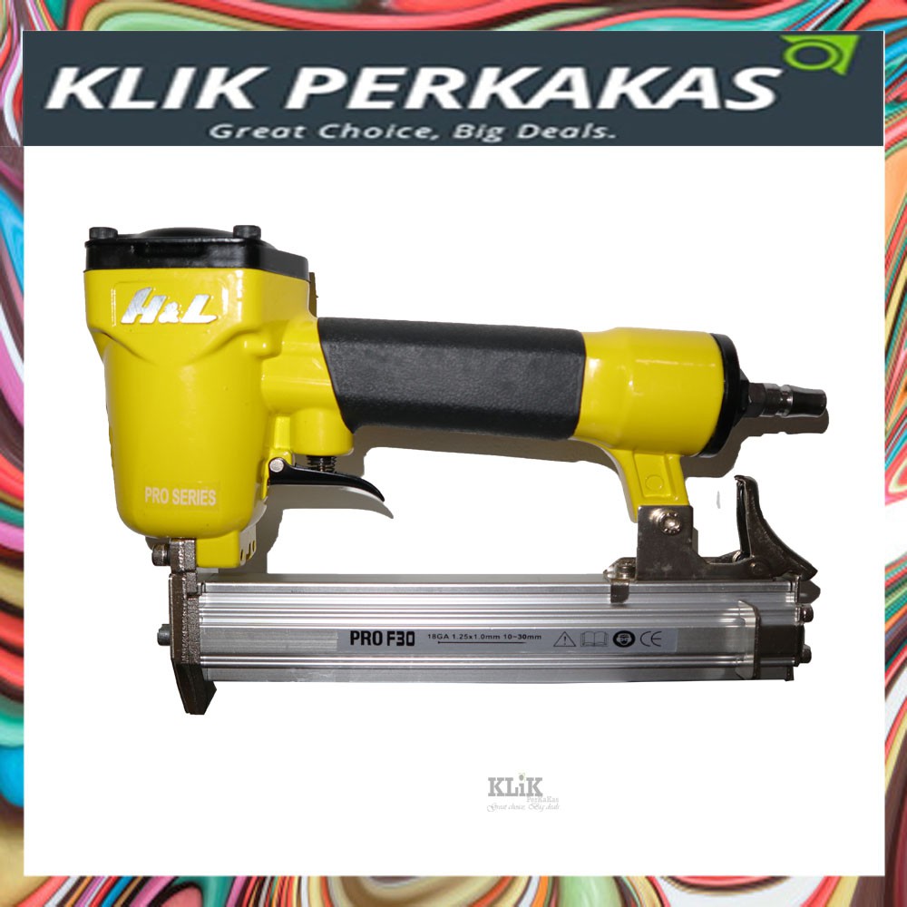 Air Staples Gun Pro F30 H&amp;L KUNING