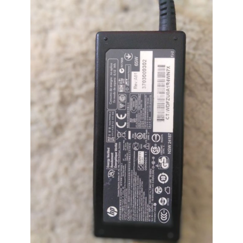 Charger Laptop Merk HP Original Second