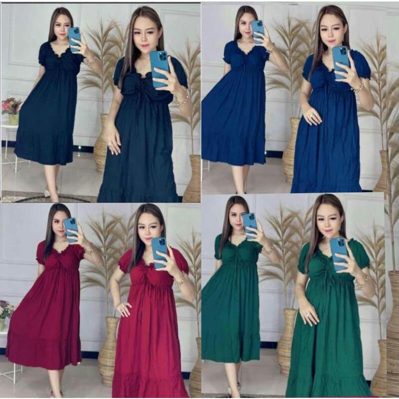 Daster Elsa Serut / Daster Elsa Ikatan Cinta / Daster Elsa Polos Dan Motif