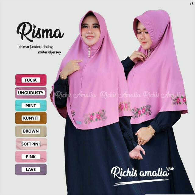 Khimar instan / kerudung instan / khimar jumbo printing