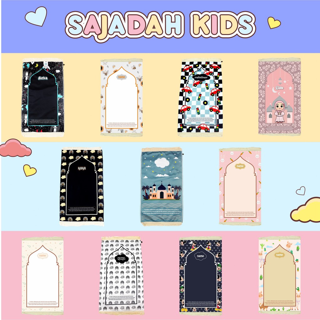 Sajadah Anak Custom Printing