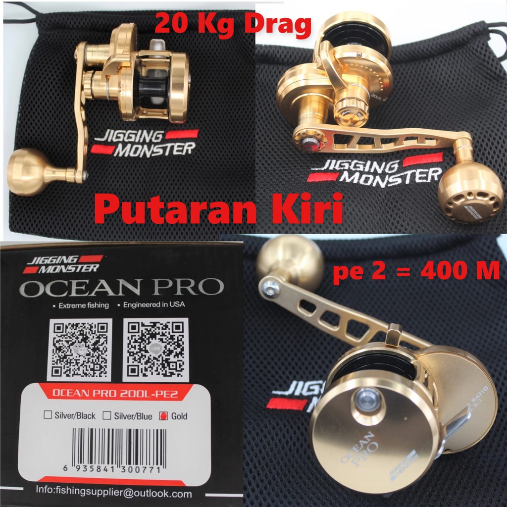 Reel JIGGING MONSTER OH OCEAN PRO 200 L