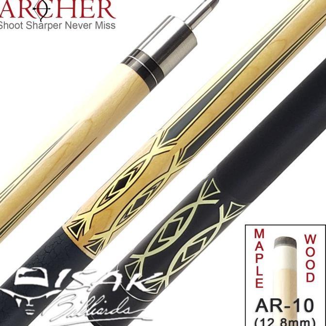 Archer Cue - Ar10 - Maple Pool Billiard Cue Stick - Stik Biliar Bilyar
