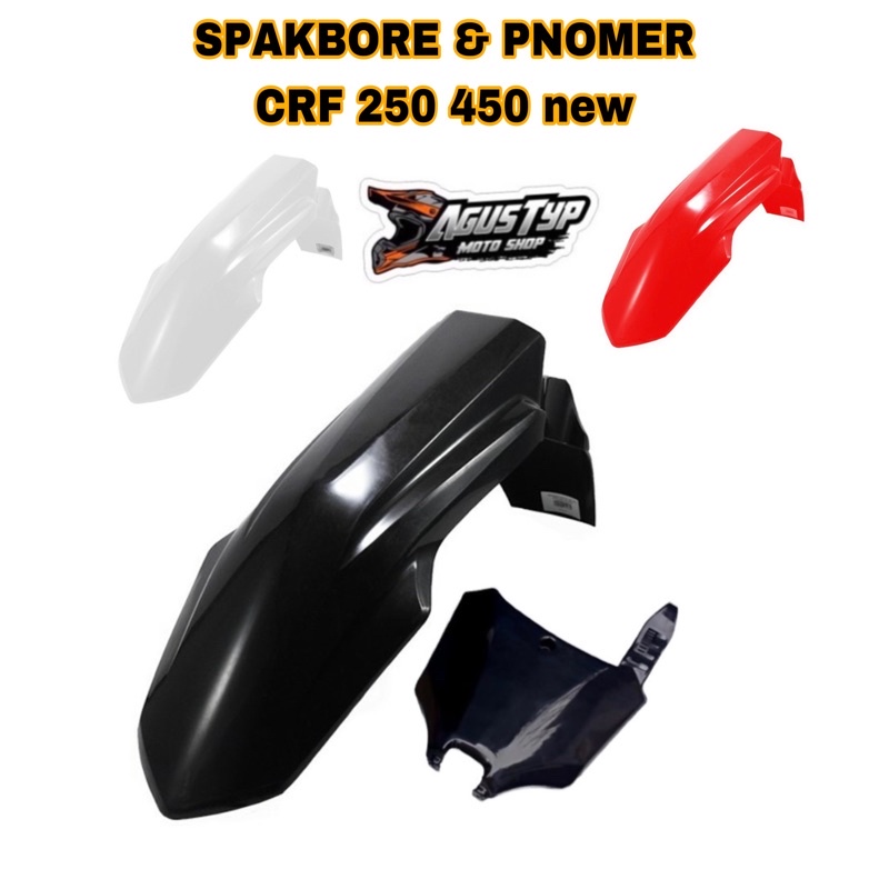 spakbor dan papan nomer crf 250 450 2021 new
