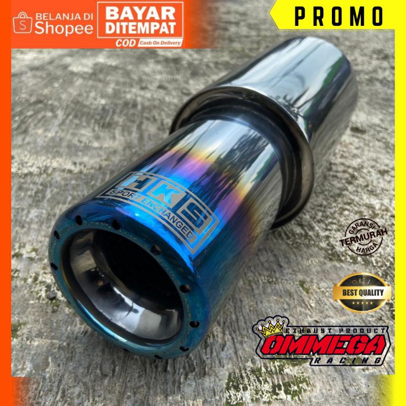Knalpot Mobil Racing HKS GRONEL Full Stainless Ngebas UNIVERSAL MUFLER Kenalpot Avanza Xenia Yaris