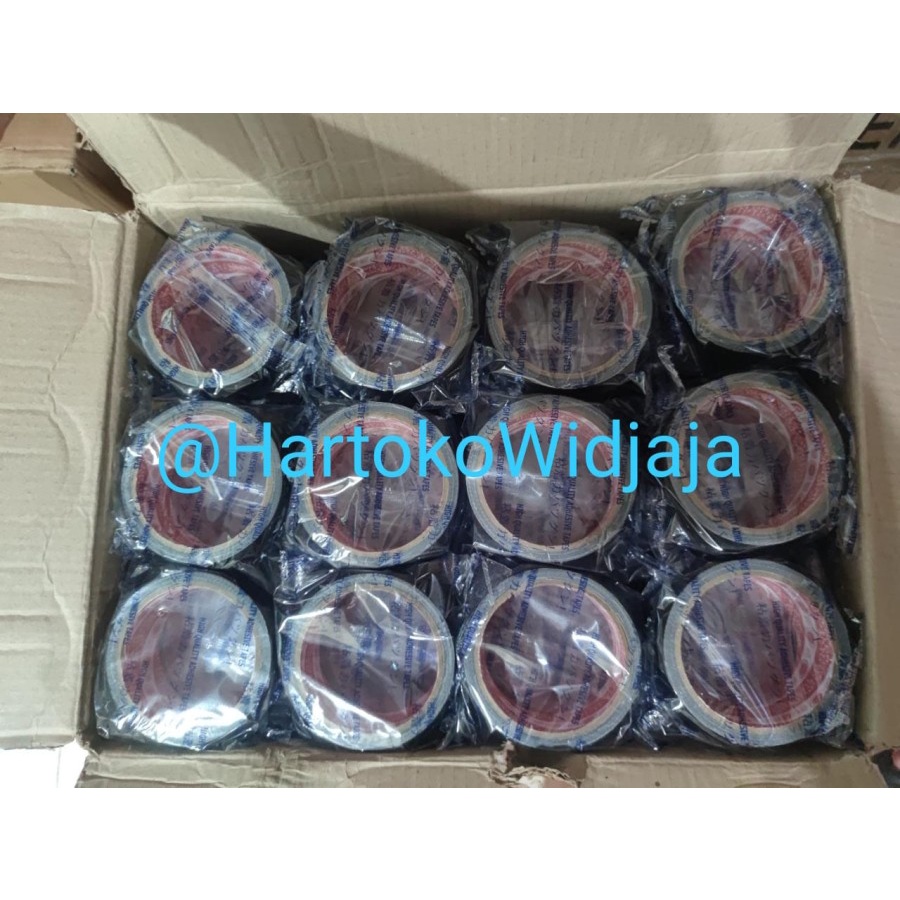 Lakban kain hitam lucky tape murah dan tebal