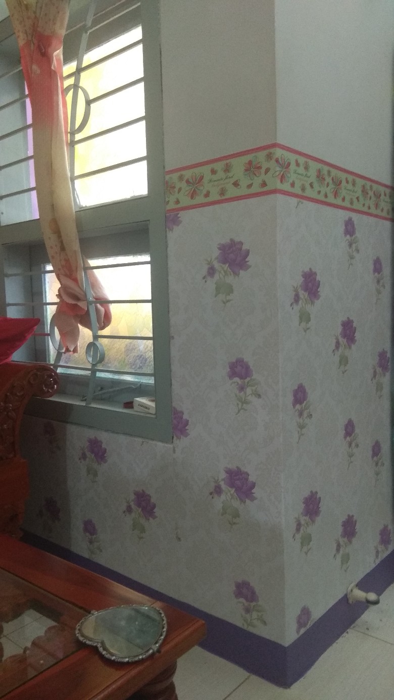 Tisyashopz - Wallpaper Sticker Uk: 45 Cm X 9.5 Meter , Batu Bata Putih W/daun