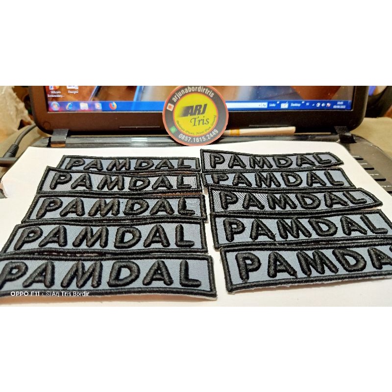 Nama Timbul Satuan 3D