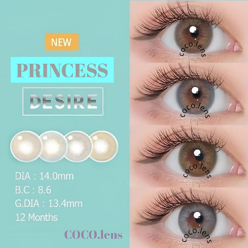 SOFTLENS ORIGINAL PRINCESS DESIRE NORMAL MINUS Softlens KOREA 14mm