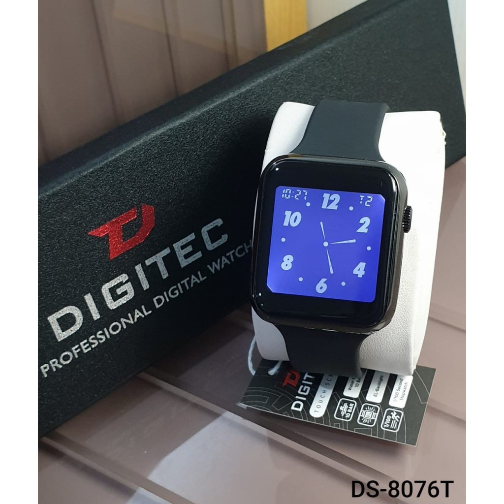 JAM TANGAN DIGITEC 8076T TERBARU ORIGINAL TALI RUBBER garansi resmi 1 tahun