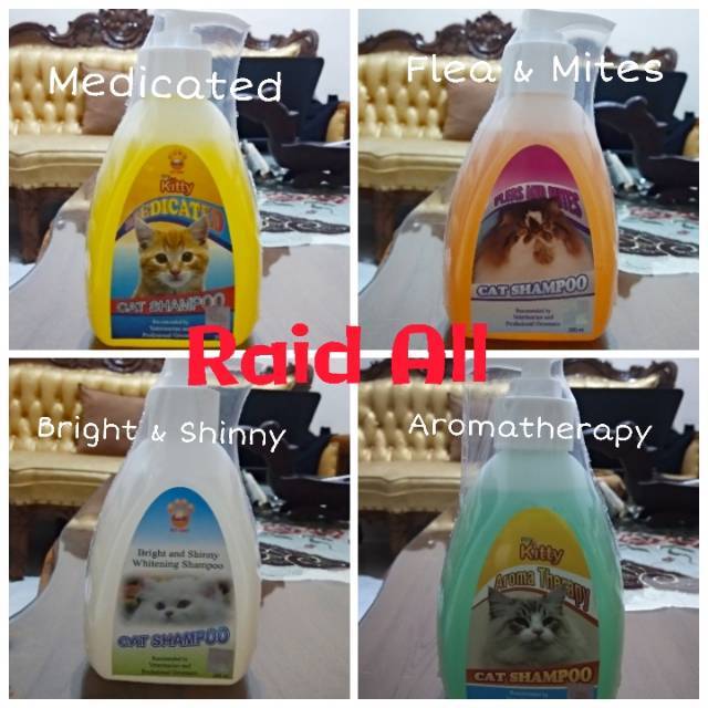 Shampoo kucing Raid All cat shampoo 250 ml