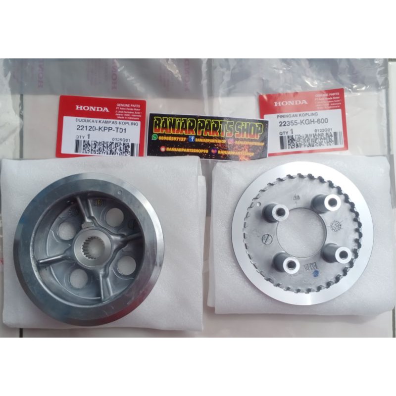 RUMAH KAMPAS DUDUKAN PLAT KOPLING LAWAN KAKI 4 CB CBR150R LOKAL CS1 22120KPPT01 22355KGH600 PIRINGAN
