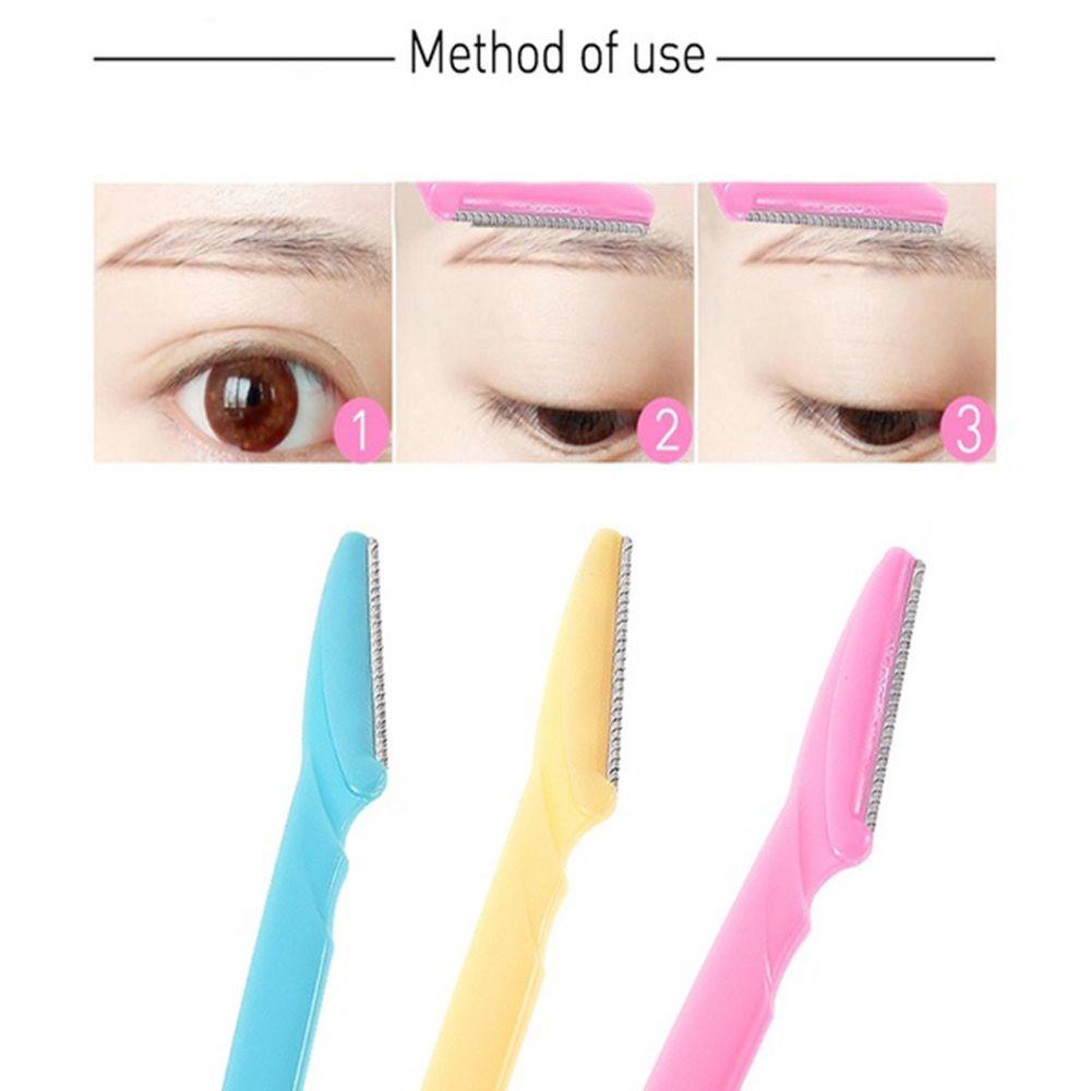 NEEDWAY Alat Cukur Alis Portable Face Razor Stainless Steel Alat Penghilang Bulu Pembentuk Alis