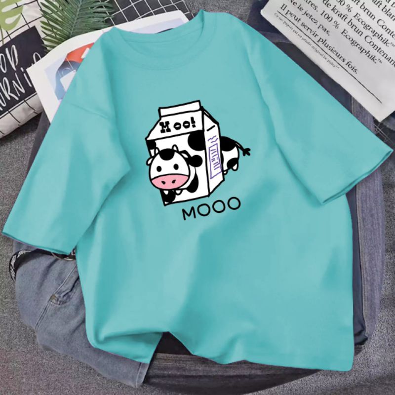 ATASAN OVERSIZE WANITA SAPI HIJAU MINT | ATASAN OVERSIZE WANITA MURAH | BAJU WANITA LUCU | BAJU WANI