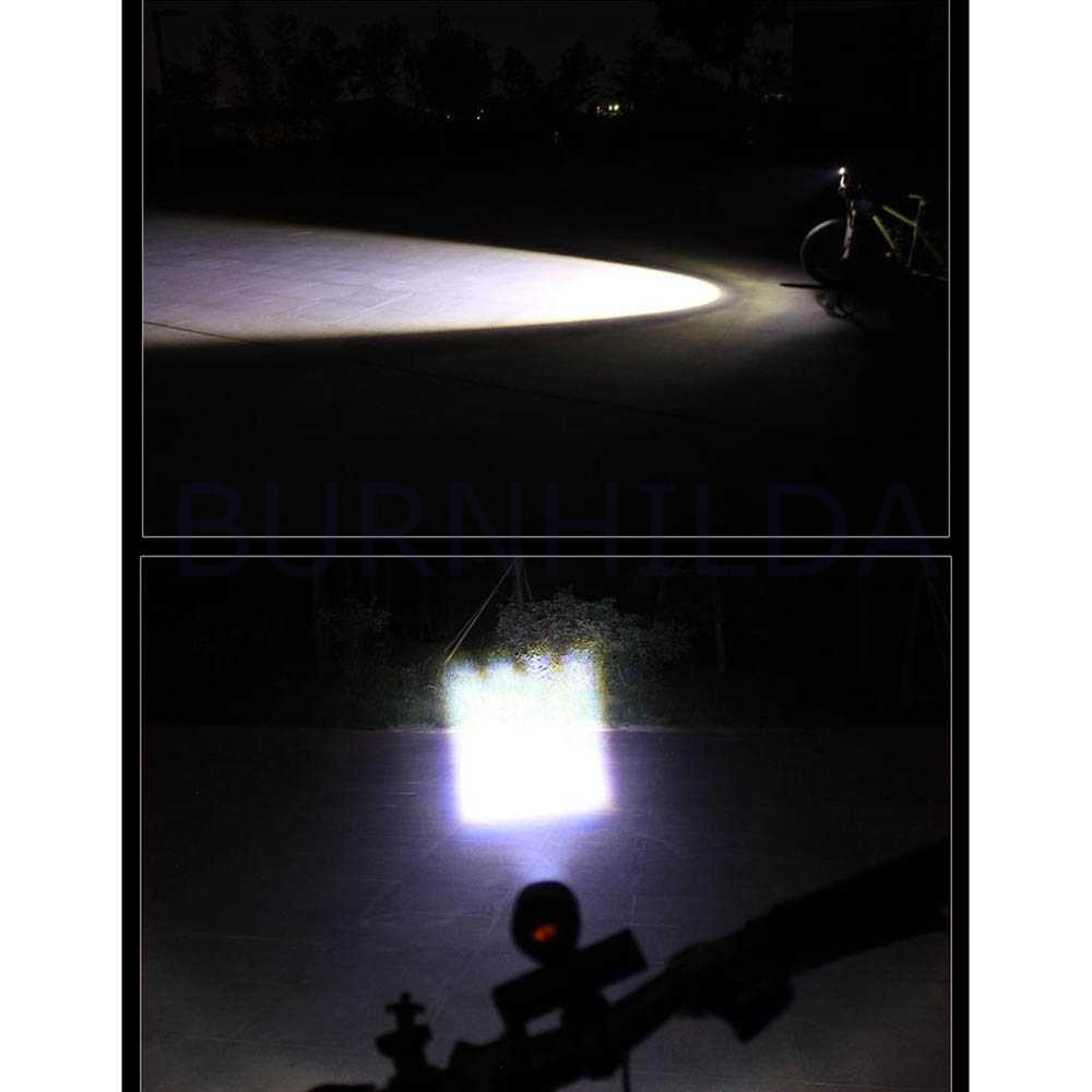 Lampu Sepeda LED Chargerable Zoomable Bicycle burnhilda