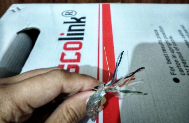 Kabel Lan FTP Cat6 5Meter Vascolink Outdoor Siap Pakai [crimping rj45 besi cat6 + plug booth]