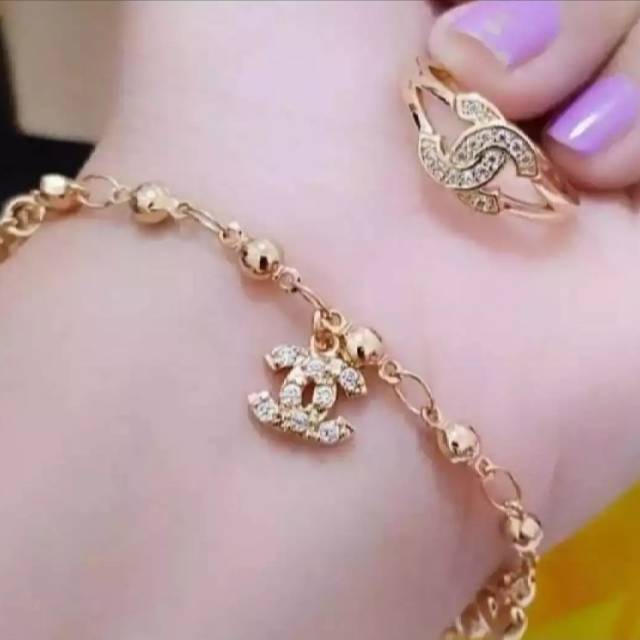 Gelang xuping wanita free cincin