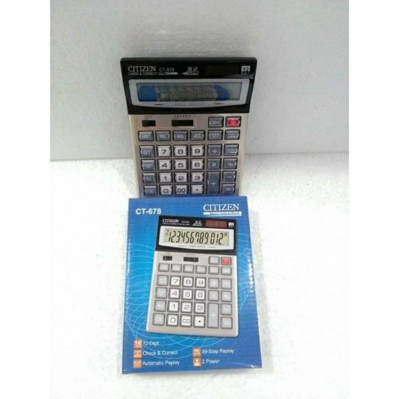 

Kalkulator Citizen Ct 678