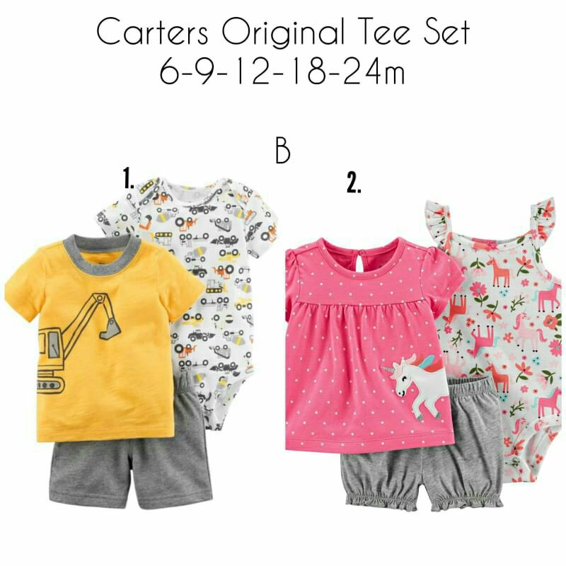 Set baju 3in1/ baju bayi import/ Set jumper bayi/ setelan baju bayi