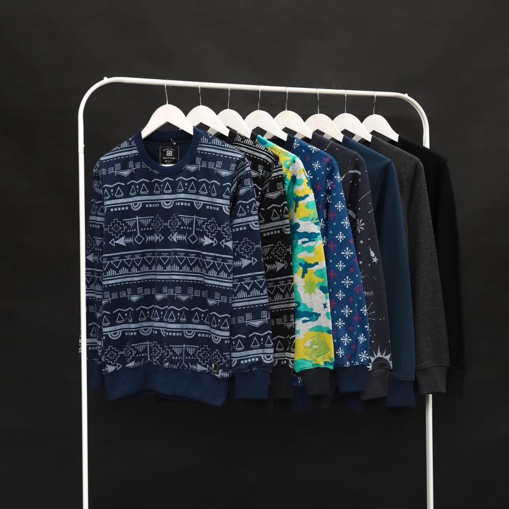 [COD] Sweater Crewneck Pria / Wanita Single Stone Original