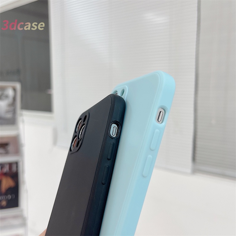 Casing Soft Tpu Case Realme C12 C21 C25 C20 C15 C21Y C25Y C11 2021 5 5S 5i 6i C17 7i C1 C2 C3 C3i C25S C20A realme Narzo 20 10 10A 20A 30A A16 A15 A7 A5S A9 A5 2020 Y20 Y12 Advanced Case Sky Blue Black