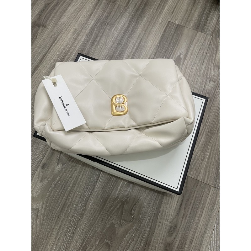 zoey bag button scarves ivory