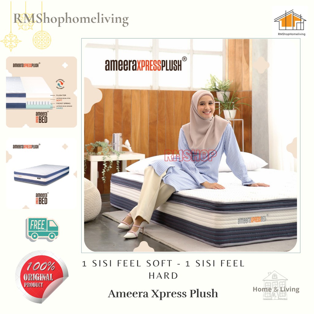 Kasur AMEERA EXPRESS PLUSH / Spring Bed Ameera Xpress Plush