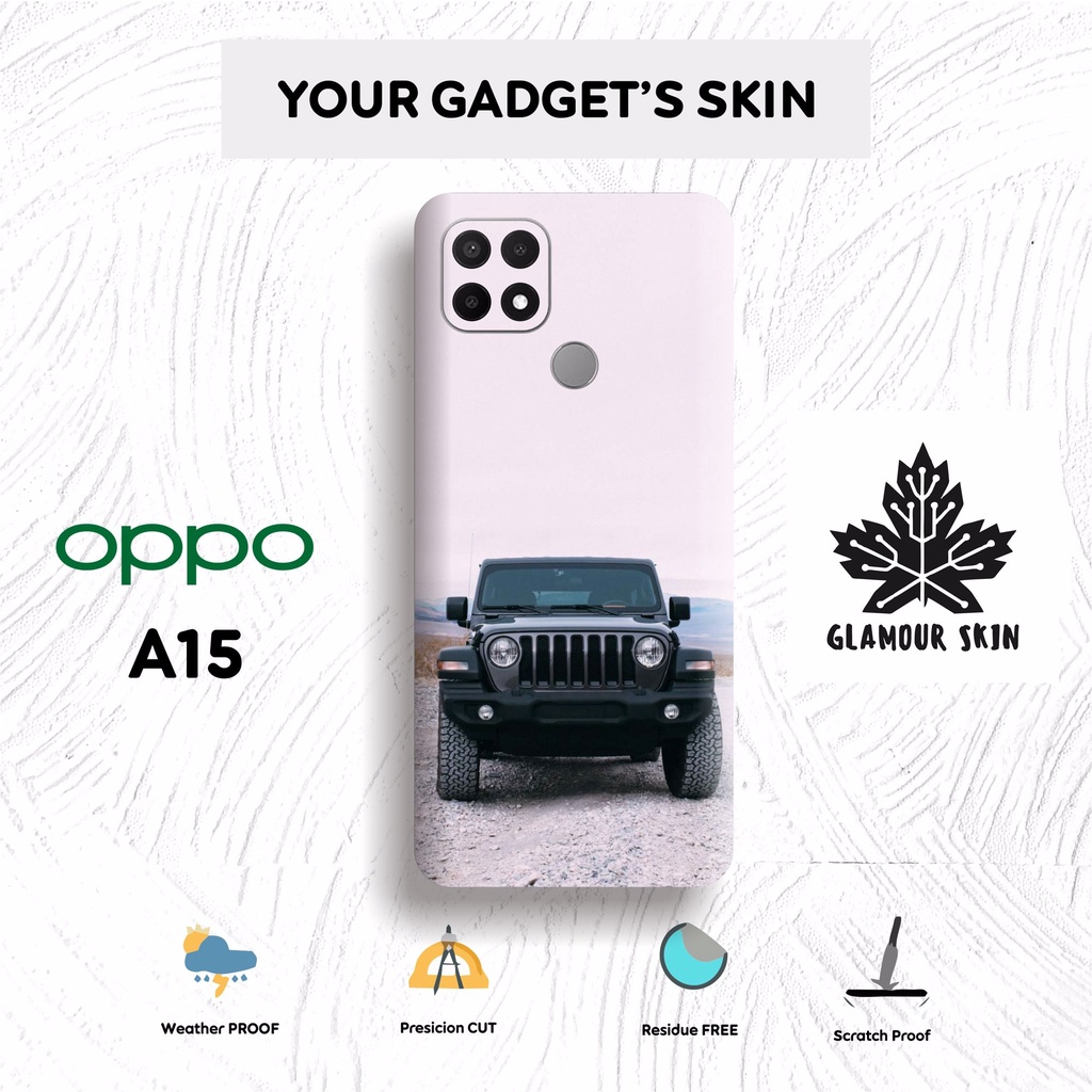 *2Pcs* OPPO A15 Garskin Case/Stiker Protector Free Custom & COD