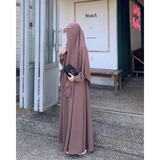 HILYAH SET HIMAYA GAMIS FRENCH KHIMAR