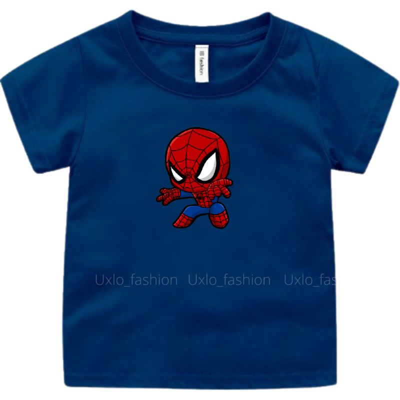 KAOS ANAK LAKI LAKI SUPERHERO SPIDERMAN UMUR 2 SAMPAI 9 TAHUN UXLO FASHION