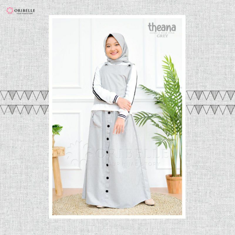 SETELAN ROK • THEANA ORIBELLE • SET HIJAB || Oribelle