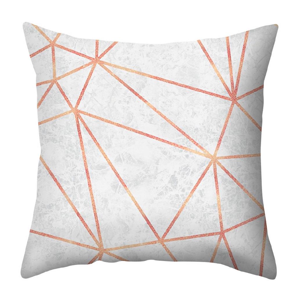 45x45 Cm Colorful Geometris Pola Sarung Bantal Sarung Bantal