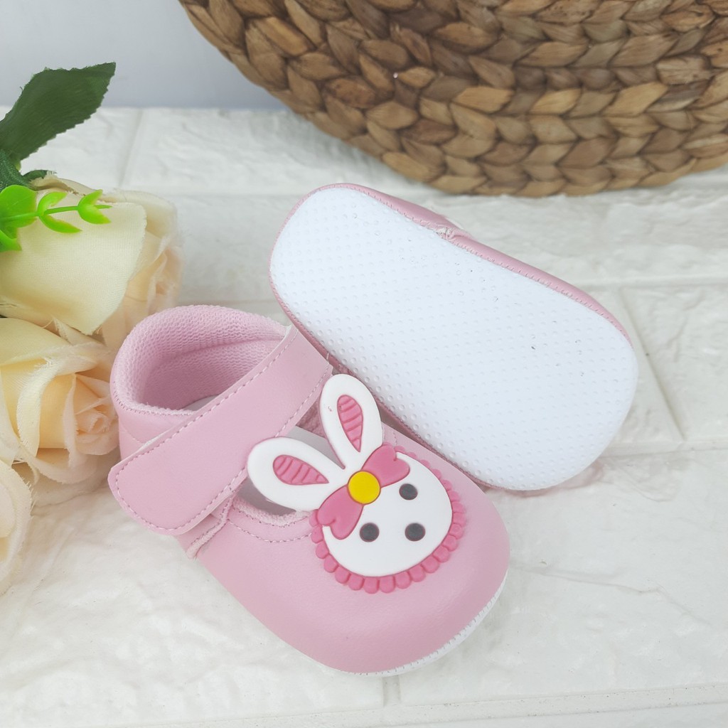 [TAMAN SEPATUKU] SEPATU TRENDY MURAH PREWALKER 0-12 BULAN ANAK PEREMPUAN KARTUN KELINCI CPX06