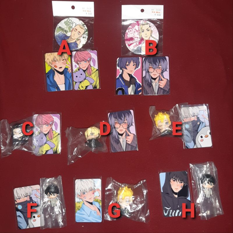 (BACA KETERANGAN) READY ONEMUTAN TOKYO REVENGERS PHOTOCARD 6BAJI RINDOU 6BAJI SANZU PHOTOCARD KYLLOO