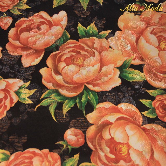 

Alta Moda Jacquard Lurex Hitam Motif Bunga Dusty Besar (1M)