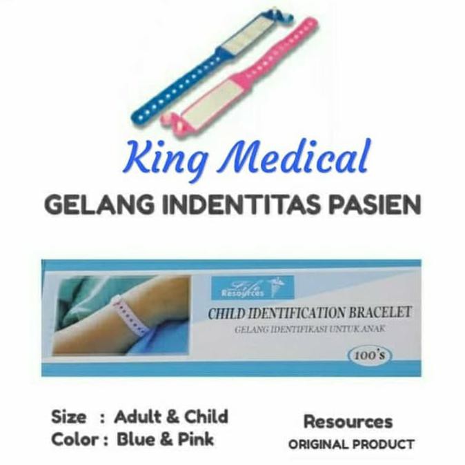 Gelang Pasien/ID Band Gelang Rumah Sakit isi 100