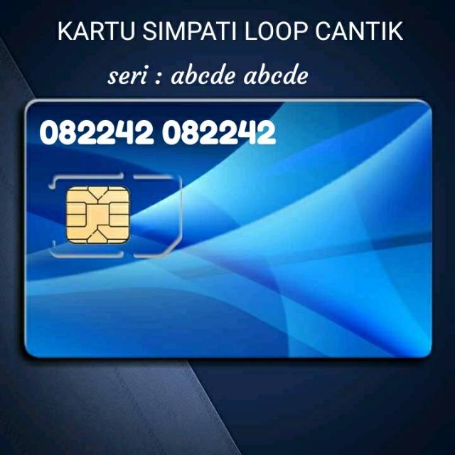 KARTU SIMPATI LOOP CANTIK