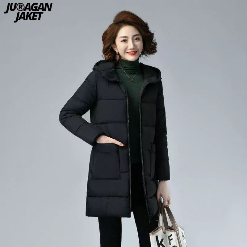 jaket wanita winter hangat musim dingin puffer tebal