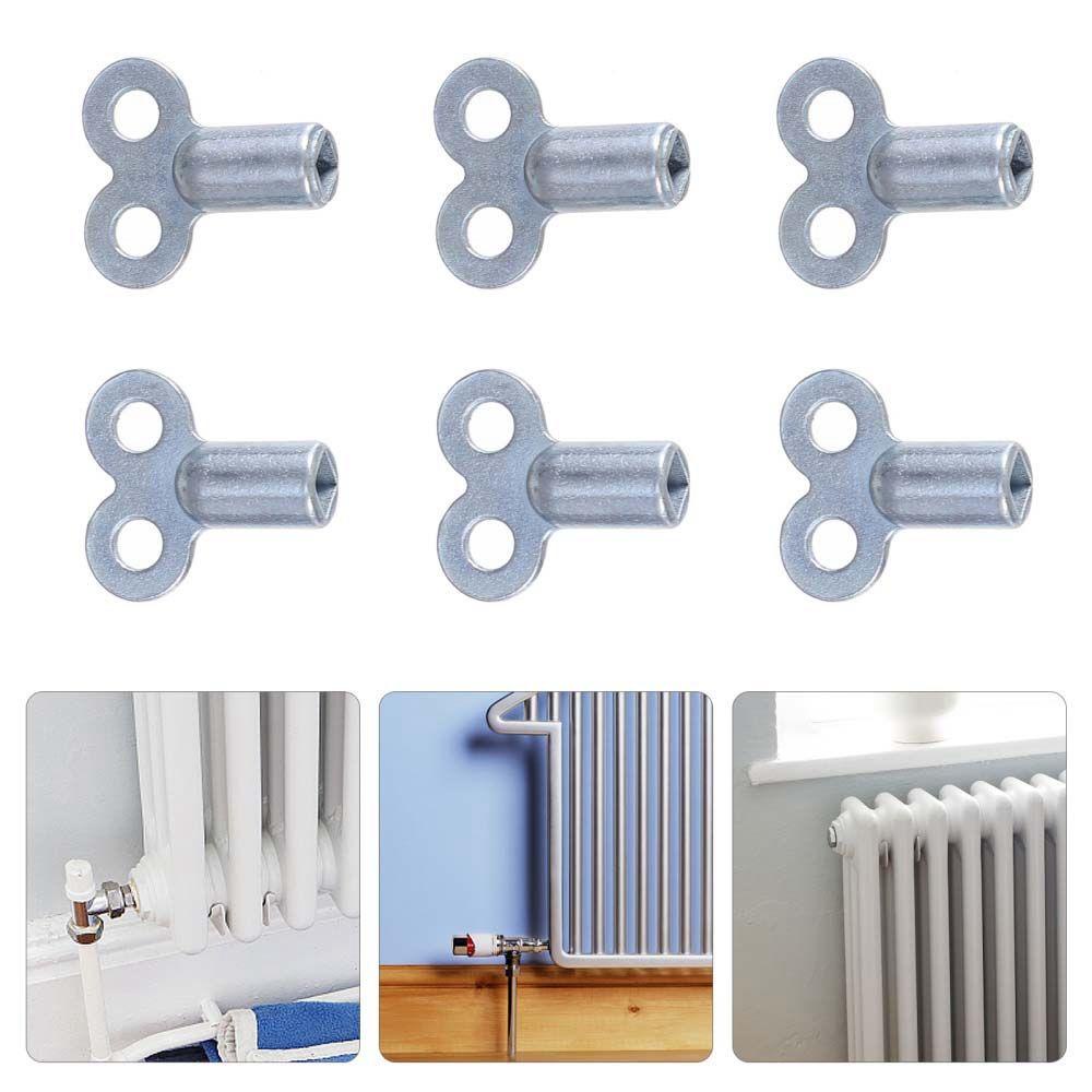 Lanfy Kunci Radiator Zinc Alloy Kualitas Tinggi Ledakan Pendarahan Tombol Dapur Kamar Mandi Kitchen Accessories Valve Key Accessories