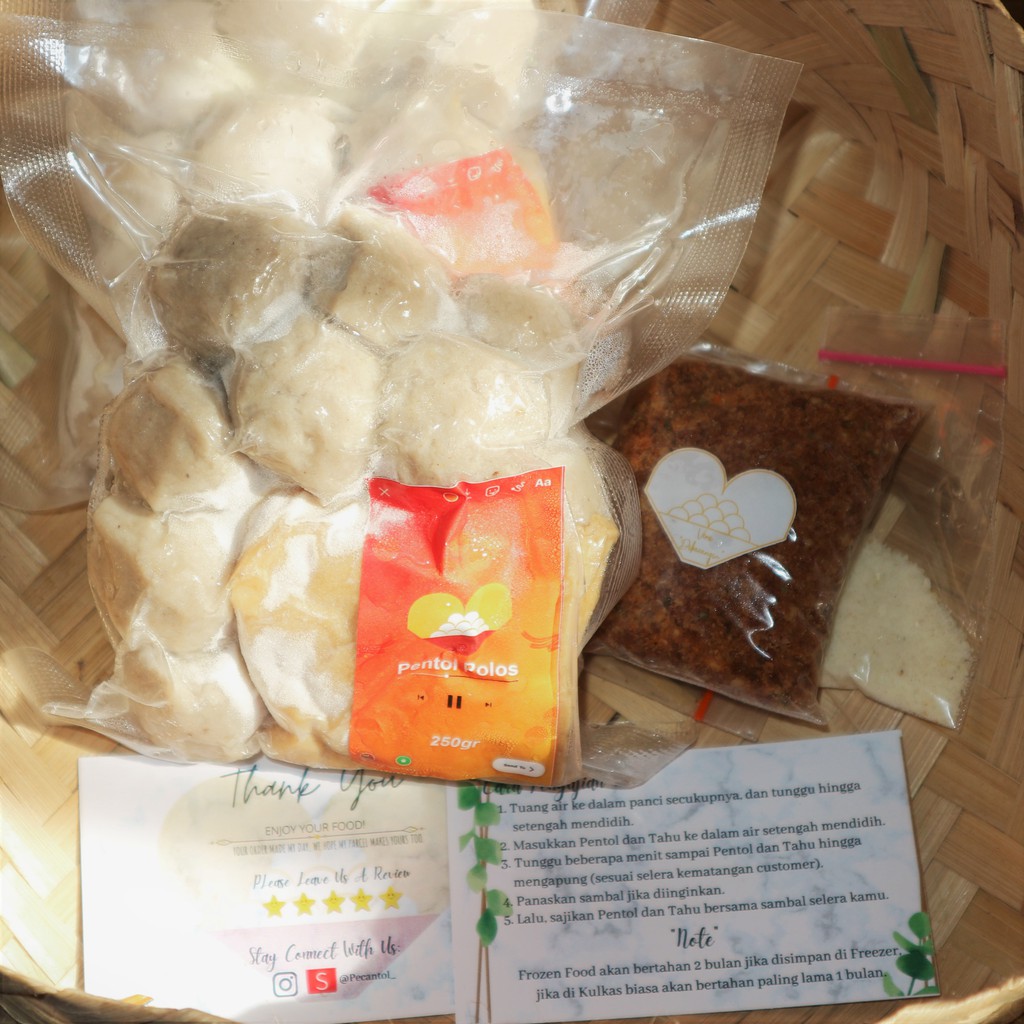 

Pentol Polos Versi Dikacangin 250gr (Frozen Food Pecantol)