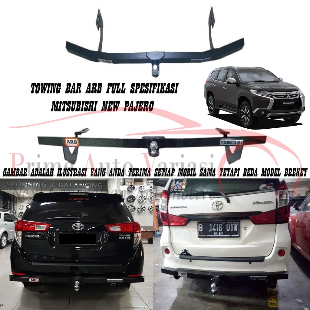 TOWING BAR ARB BESI BUMPER BELAKANG TOWING BAR - NEW PAJERO