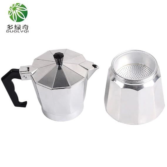Teko Kopi Alumunium Untuk 9 Cup Moka Pot Aluminium 450ml CP0450AL
